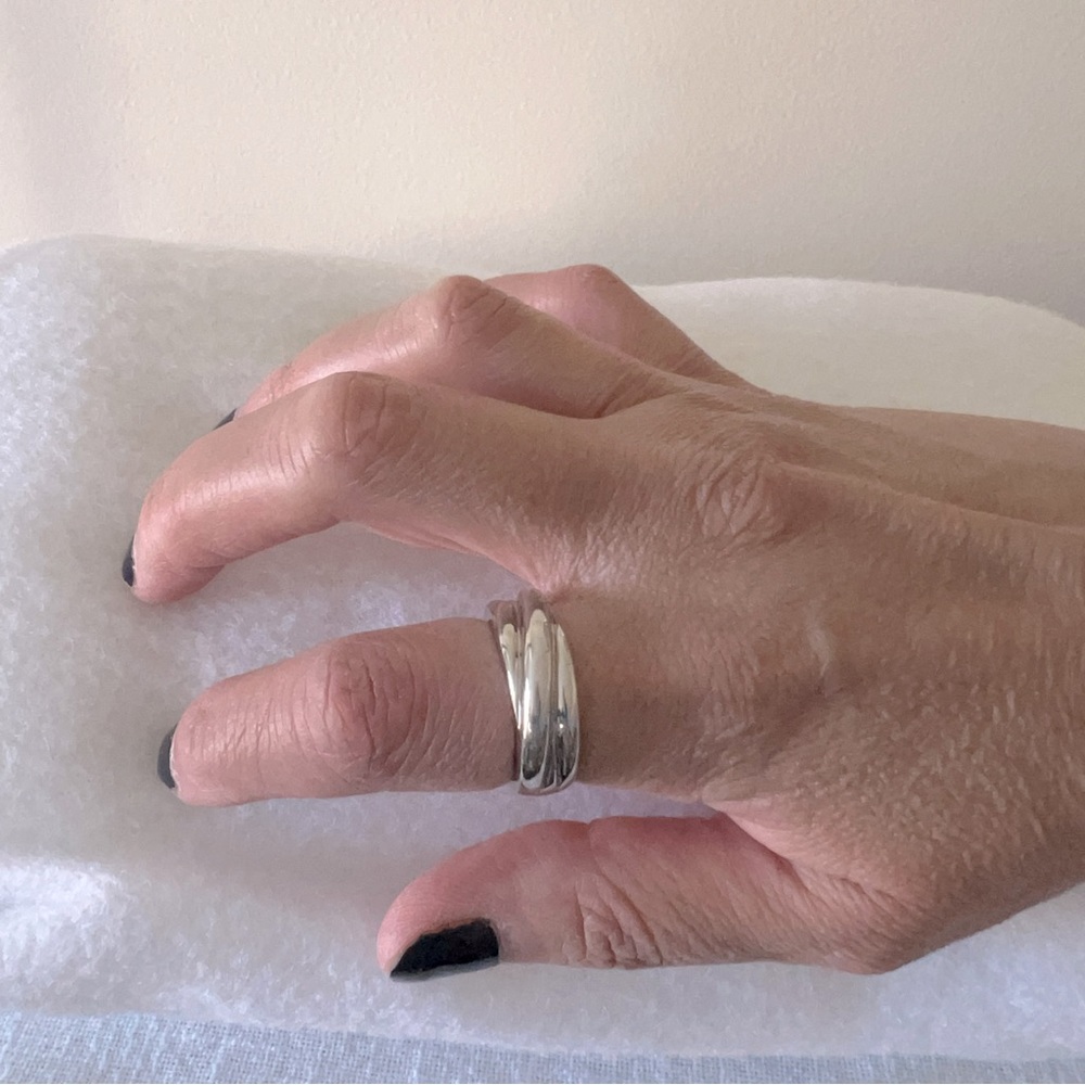 Stainless Steel "Knotted" ring